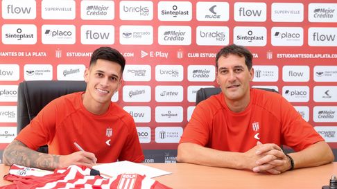 Estudiantes presentó a Brian Aguirre como su cuarto refuerzo en el Country Club de City Bell Estudiantes presentó a Brian Aguirre como su cuarto refuerzo en el Country Club de City Bell