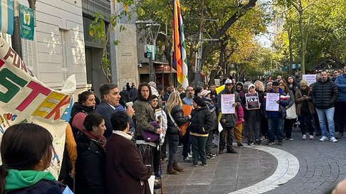 Dirigentes del Partido Verde acompañaron la marcha por la discapacidad. Dirigentes del Partido Verde acompañaron la marcha por la discapacidad.
