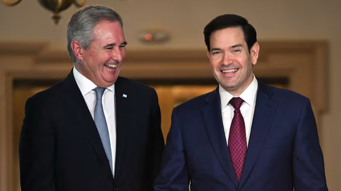 Pablo Quirno y Marco Rubio. Pablo Quirno y Marco Rubio.