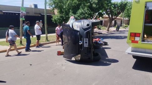 Choque en Guaymallén. Choque en Guaymallén.