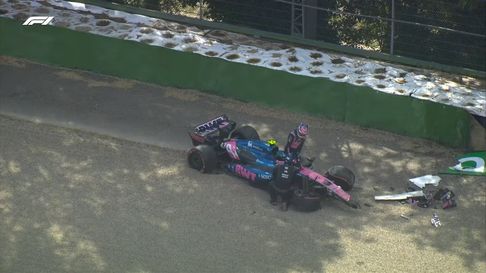 franco colapinto se accidento en la primera ronda de la clasificacion del gp de imola franco colapinto se accidento en la primera ronda de la clasificacion del gp de imola