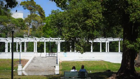 Avanzan las obras en el Parque Saavedra Avanzan las obras en el Parque Saavedra