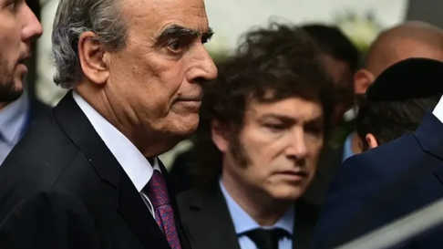 Guillermo Francos y Javier Milei. Guillermo Francos y Javier Milei.