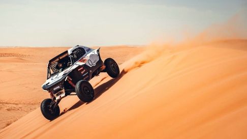 Bruno Jacomy y Lucas Del Río finalizaron octavos en el Rally Dakar. Bruno Jacomy y Lucas Del Río finalizaron octavos en el Rally Dakar.