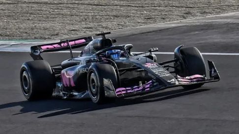 Franco Colapinto giró con el Alpine en Monza. Franco Colapinto giró con el Alpine en Monza.