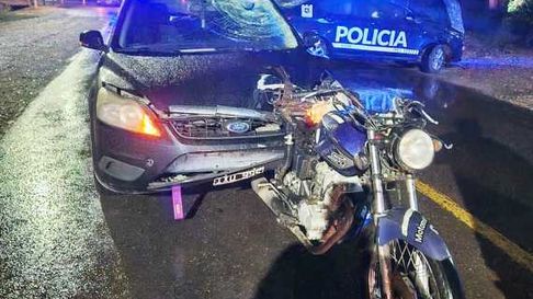 El accidente dejó a un motociclista fallecido El accidente dejó a un motociclista fallecido