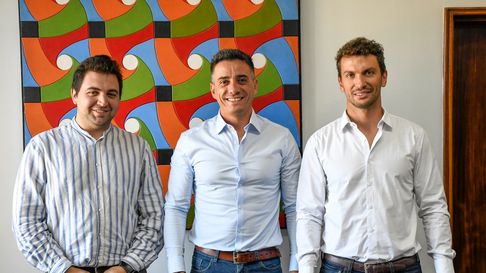 Ignacio Conte, Marcos Calvente y Mauricio Iglesias. Ignacio Conte, Marcos Calvente y Mauricio Iglesias.