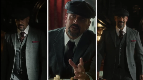 Juan Sebastían Verón grabó una promo de la peli de Peaky Blinders para Netflix Juan Sebastían Verón grabó una promo de la peli de Peaky Blinders para Netflix