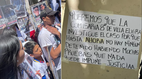 familiares del joven baleado en villa elvira pidieron justicia familiares del joven baleado en villa elvira pidieron justicia