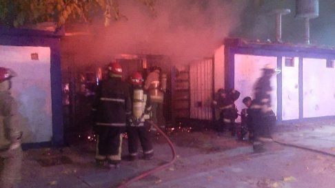 Incendio en escuela de Las Heras Incendio en escuela de Las Heras