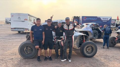 El mendocino Jacomy quiere hacer historia en Arabia. El mendocino Jacomy quiere hacer historia en Arabia.