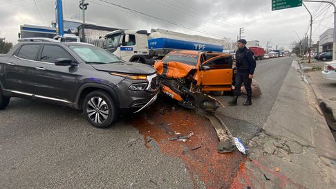 impactante choque en la avenida 122 impactante choque en la avenida 122