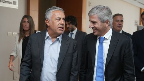 Alfredo Cornejo y Luis Caputo. Alfredo Cornejo y Luis Caputo.