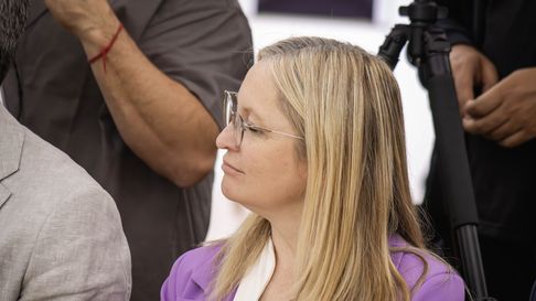 La vicegobernadora Hebe Casado. La vicegobernadora Hebe Casado.