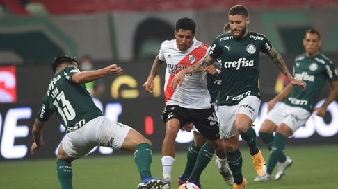 River y Palmeiras paralizan al continente. River y Palmeiras paralizan al continente.