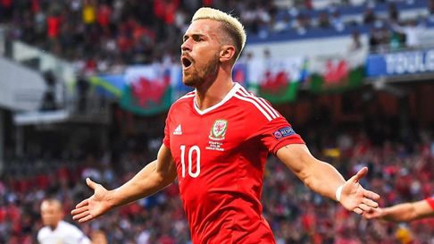 Aaron Ramsey, el protagonista de la maldición de los famosos. Aaron Ramsey, el protagonista de la maldición de los famosos.