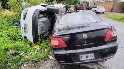 impactante choque y vuelco en los hornos impactante choque y vuelco en los hornos