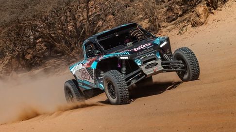 Los argentinos Cavigliasso y Pertegarini tuvieron muchos problemas durante el tramo. Los argentinos Cavigliasso y Pertegarini tuvieron muchos problemas durante el tramo.