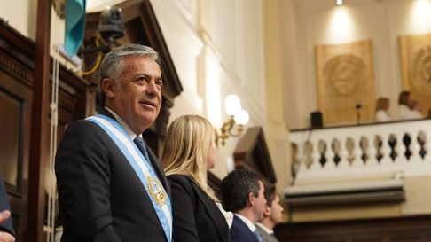El boernador de Mendoza, Alfredo Cornejo, en la Legislatura. El boernador de Mendoza, Alfredo Cornejo, en la Legislatura.
