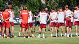 Eduardo Domínguez y muchas dudas con el equipo para el domingo Eduardo Domínguez y muchas dudas con el equipo para el domingo