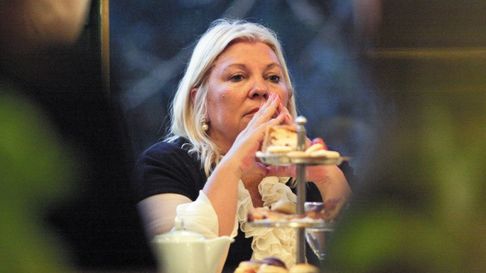Elisa Carrió apuntó contra la AFA y Sergio Massa. Elisa Carrió apuntó contra la AFA y Sergio Massa.
