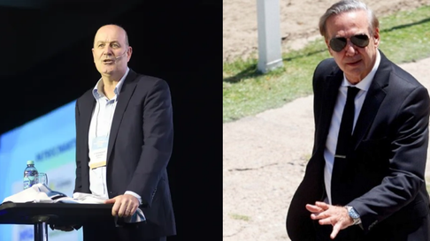 Federico Sturzenegger y Miguel Ángel Pichetto. Federico Sturzenegger y Miguel Ángel Pichetto.