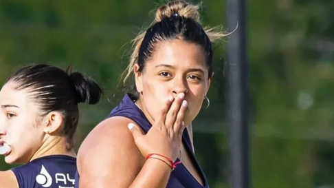 Morena Tevez tenía 19 años Morena Tevez tenía 19 años