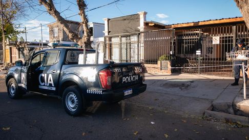 Vivienda donde ocurrieron los crímenes en Maipú Vivienda donde ocurrieron los crímenes en Maipú