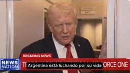 Donald Trump justificó el blindaje de 40 mil millones de dólares a Javier Milei.&nbsp;
