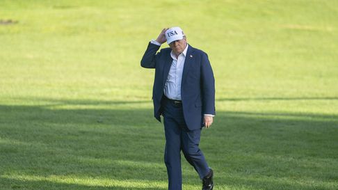 Donald Trump recibió al primer ministro de Israel. Donald Trump recibió al primer ministro de Israel.