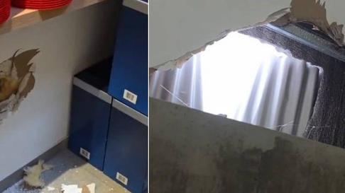 hicieron un boquete en un comercio de la plata y robaron hasta las cajas navidenas hicieron un boquete en un comercio de la plata y robaron hasta las cajas navidenas