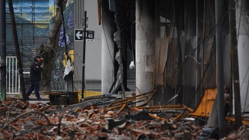 comenzo el operativo para la demolicion controlada del edificio en ruinas comenzo el operativo para la demolicion controlada del edificio en ruinas