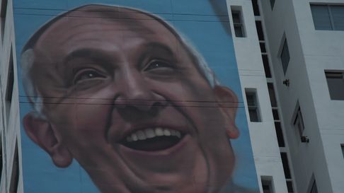 inauguraron el mural del papa francisco inauguraron el mural del papa francisco