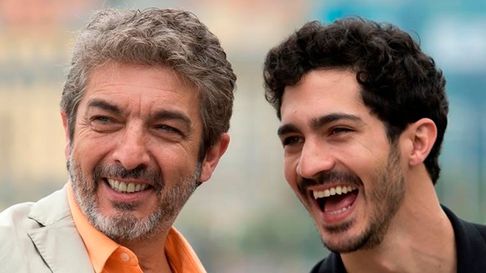 La alegría de Ricardo Darín por su hijo La alegría de Ricardo Darín por su hijo