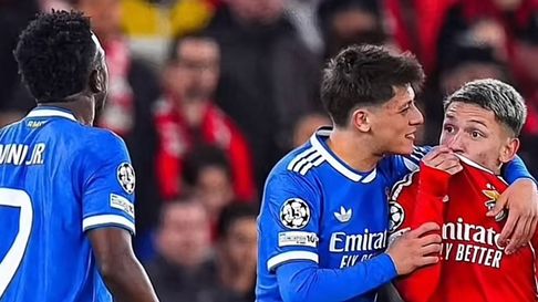 El posteo del Benfica tras lo ocurrido en el duelo con Real Madrid. El posteo del Benfica tras lo ocurrido en el duelo con Real Madrid.