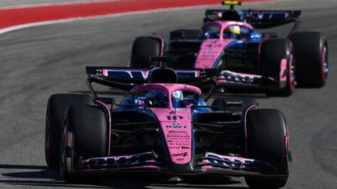 Colapinto estuvo, en dos ocasiones, a tiro de superar a Gasly pero no pudo. Colapinto estuvo, en dos ocasiones, a tiro de superar a Gasly pero no pudo.