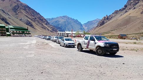 Colapsó el paso Los Libertadores. Colapsó el paso Los Libertadores.