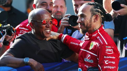 Lewis Hamilton, el más rápido de la qualy para el Sprint de la Fórmula 1. Lewis Hamilton, el más rápido de la qualy para el Sprint de la Fórmula 1.
