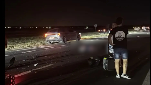 El accidente se produjo en el KM 77 de Ruta 2 El accidente se produjo en el KM 77 de Ruta 2