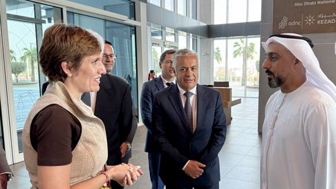 Jimena Latorre y Alfredo Cornejo en Abu Dhabi. Jimena Latorre y Alfredo Cornejo en Abu Dhabi.