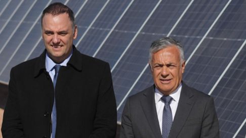 Manuel Adorni y Alfredo Cornejo en la visita del jefe de Gabinete a Mendoza. Manuel Adorni y Alfredo Cornejo en la visita del jefe de Gabinete a Mendoza.