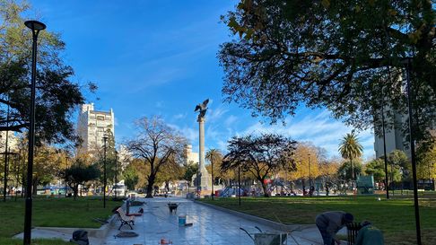 Plaza Italia reabrió el pasado jueves Plaza Italia reabrió el pasado jueves