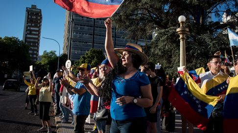 Marchas en La Plata por la situación en Venezuela Marchas en La Plata por la situación en Venezuela