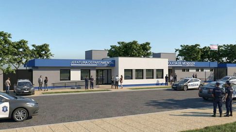 Así se vería la Comisaría 17 de Lavalle. Así se vería la Comisaría 17 de Lavalle.