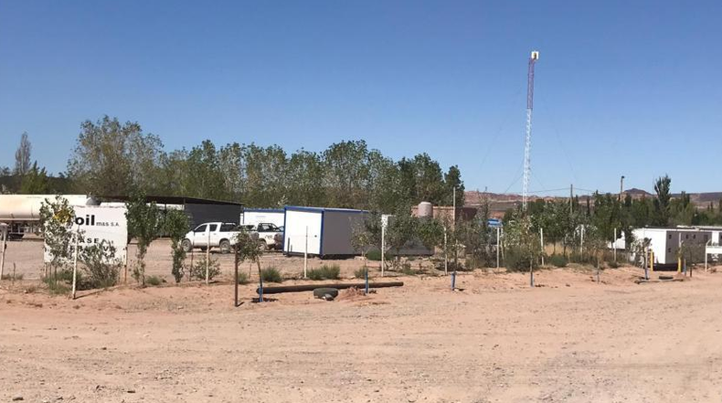 Una postal del paraje Pata Mora, el más austral de la provincia, al límite con Neuquén. 