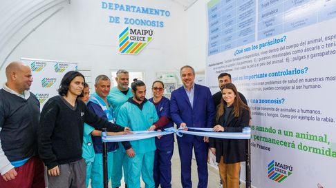 Matías Stevanato, en la inauguración del Centro de Atención Veterinaria en Maipú. Matías Stevanato, en la inauguración del Centro de Atención Veterinaria en Maipú.