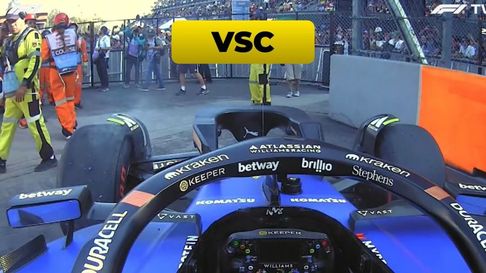 La FIA activo el VSC en un momento clave y frenó varias batallas. La FIA activo el VSC en un momento clave y frenó varias batallas.
