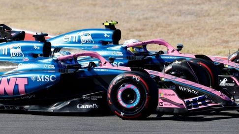 Colapinto, Gasly y los Alpine. Colapinto, Gasly y los Alpine.