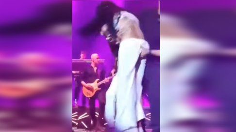 El incidente ocurrió durante el show de Sergio Dalma El incidente ocurrió durante el show de Sergio Dalma