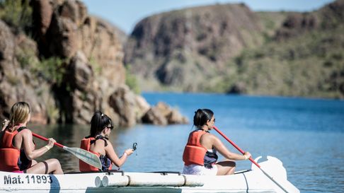 Los diques de la provincia fueron una opción apreciada para pasar la Navidad. Los diques de la provincia fueron una opción apreciada para pasar la Navidad.